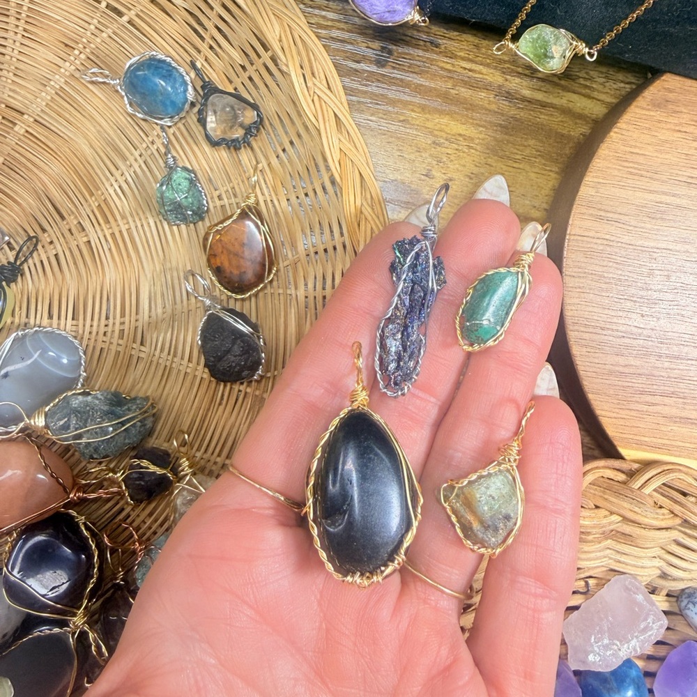 Handcrafted Gemstone Pendants - image 3